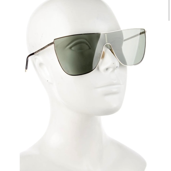 Saint Laurent oversized shield sunglasses - Picture 1 of 3